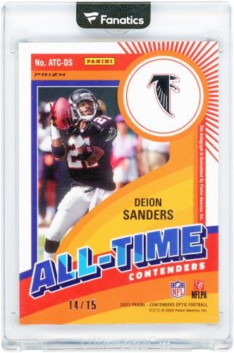 Carta deion sanders falcons - deion,